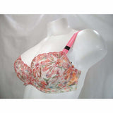 Paramour 115009 Ellie Demi Unlined Semi Sheer Lace Underwire Bra 42DDD Pink Floral NWT - Better Bath and Beauty