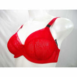 Paramour 115014 by Felina Amber Unlined Full Figure UW Bra 40G Tango Red - Better Bath and Beauty