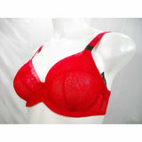 Paramour 115014 by Felina Amber Unlined Full Figure UW Bra 42D Tango Red - Better Bath and Beauty