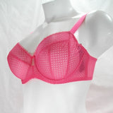 Paramour 115048 Dahlia 4-Section Cup Geo Lace UW Bra 40H Fandango Pink - Better Bath and Beauty