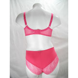 Paramour 115048 Dahlia 4-Section Cup Geo Lace UW Bra 42G Fandango Pink - Better Bath and Beauty