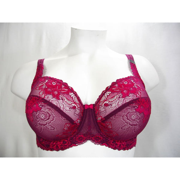 Women's PARAMOUR Rhubard Shade Full Figure Lace 38D Bra - Helia Beer Co