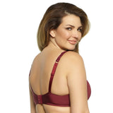 Paramour 135035 by Felina Lissa Contour Underwire Bra 38DDD Tawny Port Burgundy NWT - Better Bath and Beauty