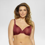 Paramour 135035 by Felina Lissa Contour Underwire Bra 40DD Tawny Port Burgundy NWT - Better Bath and Beauty