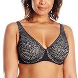 Paramour 215011 by Felina Carolina Unlined Full Coverage Plunge UW Bra 42D Black - Better Bath and Beauty