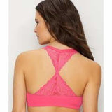 Paramour 235047 by Felina Abbie Front Close with T-Back Wicking UW Bra 36C Fandango Pink - Better Bath and Beauty