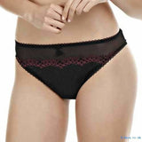 Paramour 635056 by Felina Amourette Hi Cut Panty SIZE LARGE Black NWT - Better Bath and Beauty