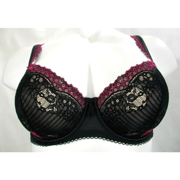 Paramour by Felina 115056 Amourette Unlined Lace Full Busted Underwire Bra 38D Black - Better Bath and Beauty