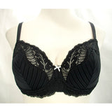 Paramour by Felina 115353 Stripe Delight Full Figure Underwire Bra 32D Black NWT - Better Bath and Beauty