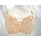 Paramour by Felina 115353 Stripe Delight Full Figure Underwire Bra 36C Fawn NWT - Better Bath and Beauty