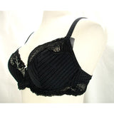 Paramour by Felina 115353 Stripe Delight Full Figure Underwire Bra 38C Black NWT - Better Bath and Beauty