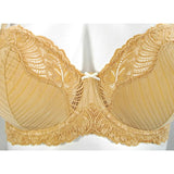 Paramour by Felina 115353 Stripe Delight Full Figure Underwire Bra 40DD Fawn NWT - Better Bath and Beauty