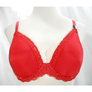 Paramour by Felina 135008 Vivien Plunge Contour Underwire Bra 32D Tango Red NWT - Better Bath and Beauty