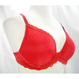 Paramour by Felina 135008 Vivien Plunge Contour Underwire Bra 34C Tango Red NWT - Better Bath and Beauty