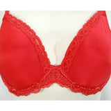 Paramour by Felina 135008 Vivien Plunge Contour Underwire Bra 36D Tango Red NWT - Better Bath and Beauty