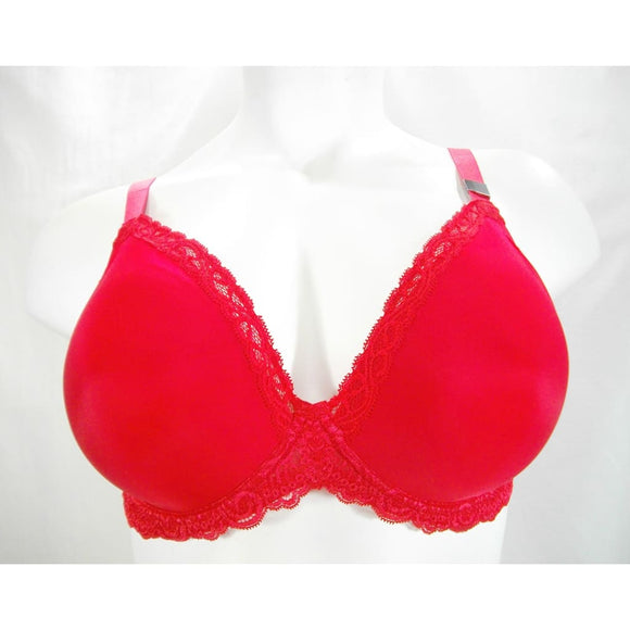 Paramour by Felina 135008 Vivien Plunge Contour Underwire Bra 40DDD Tango Red NWT - Better Bath and Beauty