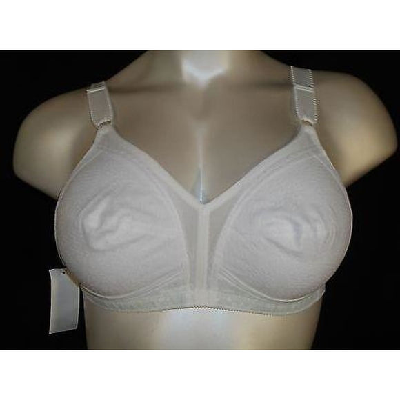Playtex 18 Hour #20 #27 Divided Cup Lace Wire Free Bra 38B White NWOT - Better Bath and Beauty