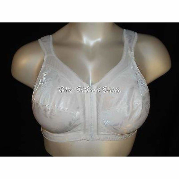 Playtex 18 Hour 4695 Comfort Strap Front Close Wire Free Bra 36B White DISPLAY - Better Bath and Beauty