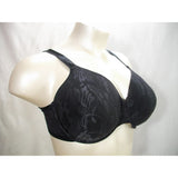 Playtex 4419 Seamless Shaping Jacquard Floral Underwire Bra 40DD Black - Better Bath and Beauty