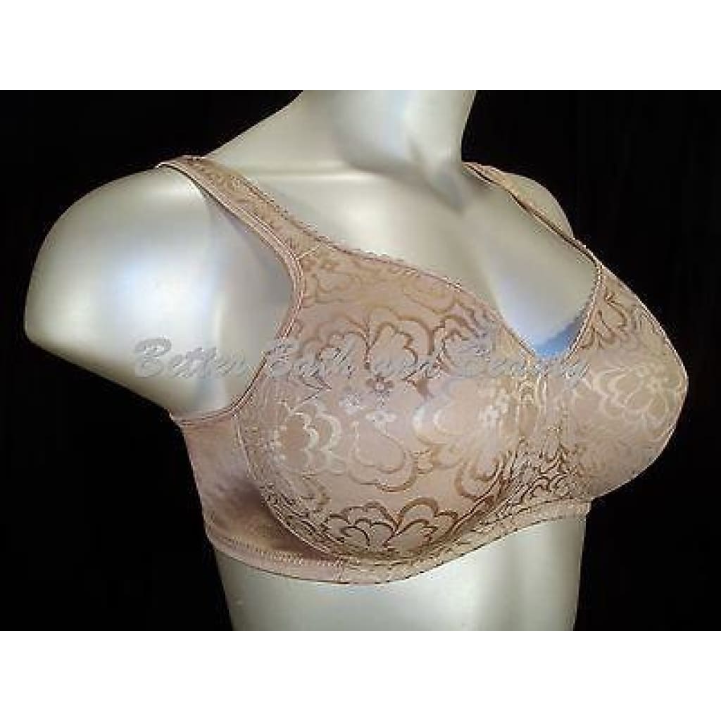 LEADING LADY WHITE SMOOTH WIRE-FREE BRA, SIZE US 44A, NWOT 