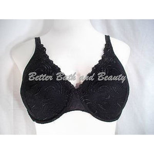 Playtex 7576 4513 Side Smoothing Embroidered Underwire Bra 36B Black - Better Bath and Beauty