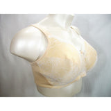 Playtex USE515 USE51T 18 Hour Perfect Lift Lace Wire Free Bra 38DD Soft Taupe & Mother of Pearl NWOT - Better Bath and Beauty