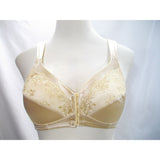 QT Intimates 42654 Satin & Lace Front Close Wire Free Bra 36B Nude - Better Bath and Beauty