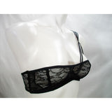 Sam Edelman Asymmetrical Semi Sheer Lace Strappy Bralette Bra LARGE Black NWT - Better Bath and Beauty