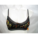 Sam Edelman Mesh Wire Free Bralette SMALL Black Floral NWT - Better Bath and Beauty