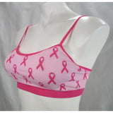 Sears Support the Cure Wire Free Padded Bralette SMALL/MEDIUM Pink Ribbons - Better Bath and Beauty