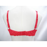 Self Expressions Maidenform 5071 Shimmer Molded Cup Lace Trim UW Bra 36D Red NWT - Better Bath and Beauty