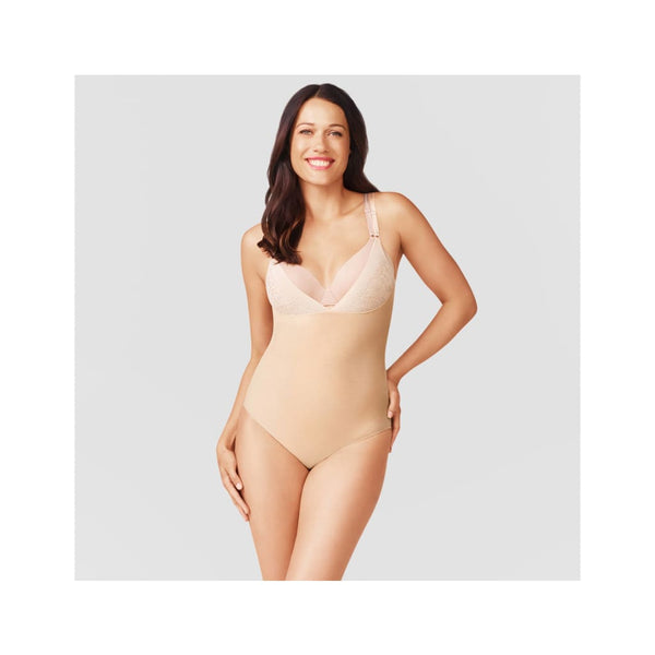 Women's Simply by Warner's Sleek Underneath Body Shaper Beige Size XL for  sale online
