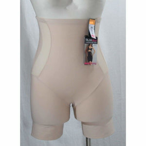 Slim Shape Sheer Shaping Firm Control Hi Waist Thigh Slimmer 2XL Nude NWT - Better Bath and Beauty