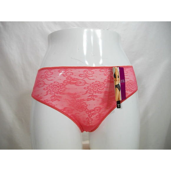 TC Fine Edge A4-194 All-Over Lace Hi-Cut Brief SIZE SMALL Rosewood Pink NWT - Better Bath and Beauty