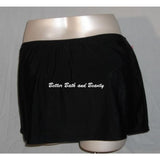 Tropical Escape Plus Size Swim Skirt Skort Swim Suit Bottom SIZE 24W Black NWT - Better Bath and Beauty