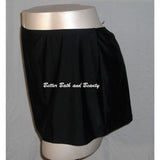 Tropical Escape Plus Size Swim Skirt Skort Swim Suit Bottom SIZE 24W Black NWT - Better Bath and Beauty