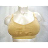 Two Hearts Maternity Nursing Padded Cup Wire Free Bra 1X Nude NWT - Better Bath and Beauty