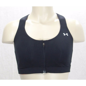 Under Armour 1236586 UA Armour Zip-Front Wire Free Protegee Bra 38A Black NWT - Better Bath and Beauty