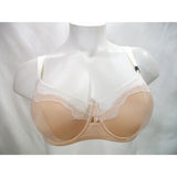 Unveiled by Felina 110059 Entre-Doux Unlined UW Bra 34DDD Sugar Baby White - Better Bath and Beauty