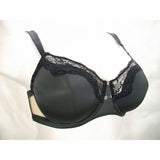 Unveiled by Felina 110059 Entre-Doux Unlined UW Bra 36D Black & Gray - Better Bath and Beauty