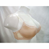 Unveiled by Felina 110059 Entre-Doux Unlined UW Bra 36DD Sugar Baby White - Better Bath and Beauty