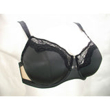 Unveiled by Felina 110059 Entre-Doux Unlined UW Bra 38DD Black & Gray - Better Bath and Beauty