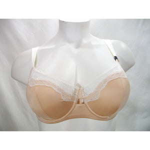 Unveiled by Felina 110059 Entre-Doux Unlined UW Bra 38DD Sugar Baby White - Better Bath and Beauty