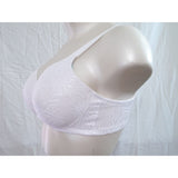 Vanity Fair 72298 Body Shine Full-Coverage Wire Free Bra 42D White Jacquard - Better Bath and Beauty