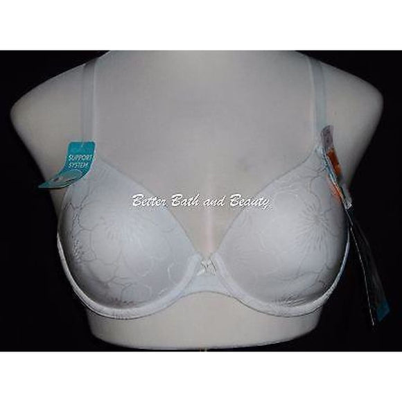 Vanity Fair 75307 JACQUARD Fits You Perfectly Love Knot UW Bra 38D White NWOT - Better Bath and Beauty