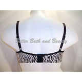 Vanity Fair 75338 Illumination Underwire Bra 34DD Black Zebra Print NWT - Better Bath and Beauty