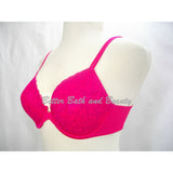 Vassarette 75117 Unlined Semi Sheer Lace Underwire Bra 38B Bright Pink - Better Bath and Beauty