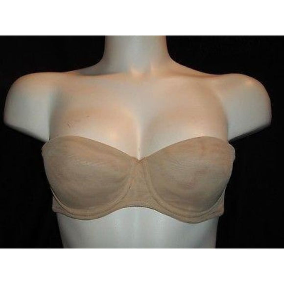 Victoria's Secret Lined Mesh Strapless Underwire Bra 32B Nude - Better Bath and Beauty