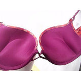 Victoria's Secret MIRACULOUS PLUNGE Padded Push Up UW Bra 34D Purple Pink Multi - Better Bath and Beauty