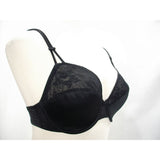 Victoria's Secret Satin & Semi Sheer Lace Divided Cup Underwire Bra 36D Black - Better Bath and Beauty